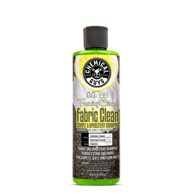 Foaming Citrus Fabric Clean Carpet &amp; Upholstery Shampoo - The Car Care Hub