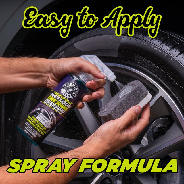 Galactic Black Wet Look Tire Shine Dressing - The Car Care Hub