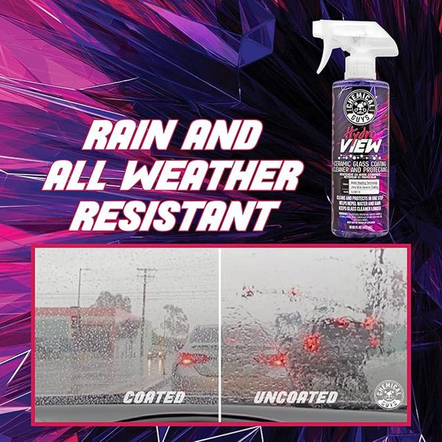 HydroView Ceramic Glass Cleaner &amp; Coating - The Car Care Hub