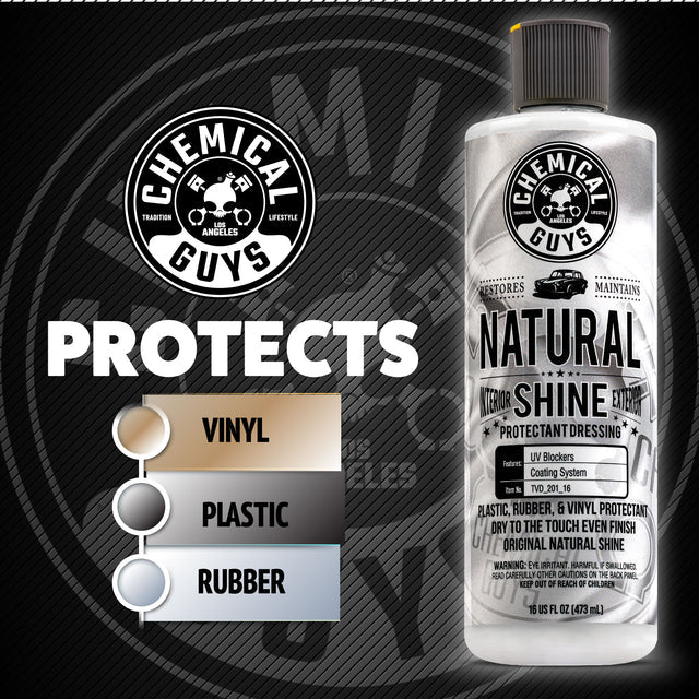 Natural Shine New Look Shine Plastic, Rubber, Vinyl Dressing - The Car Care Hub