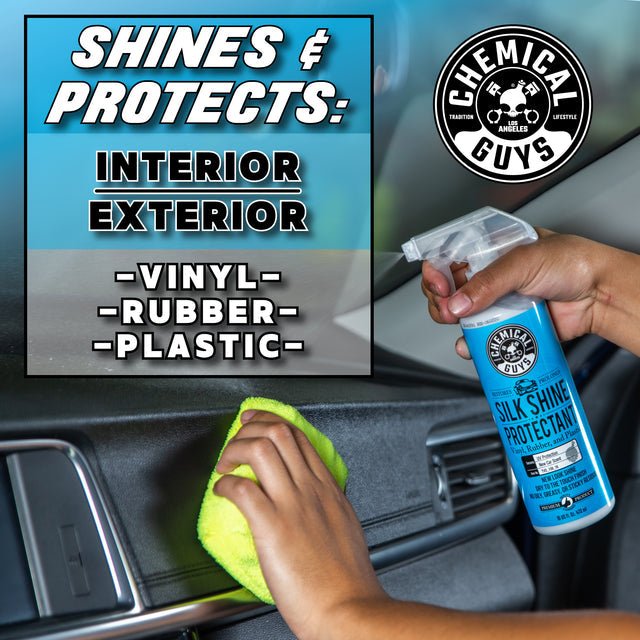 Silk Shine Protectant Vinyl, Rubber, and Plastic - The Car Care Hub