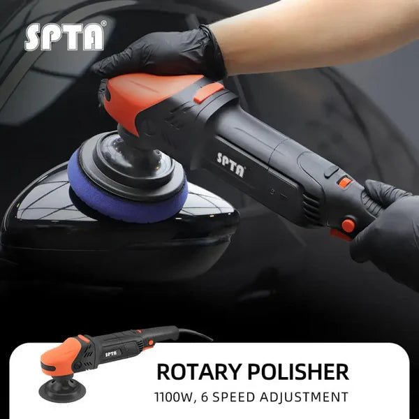 SPTA 1200W Rotary Polisher - The Car Care Hub