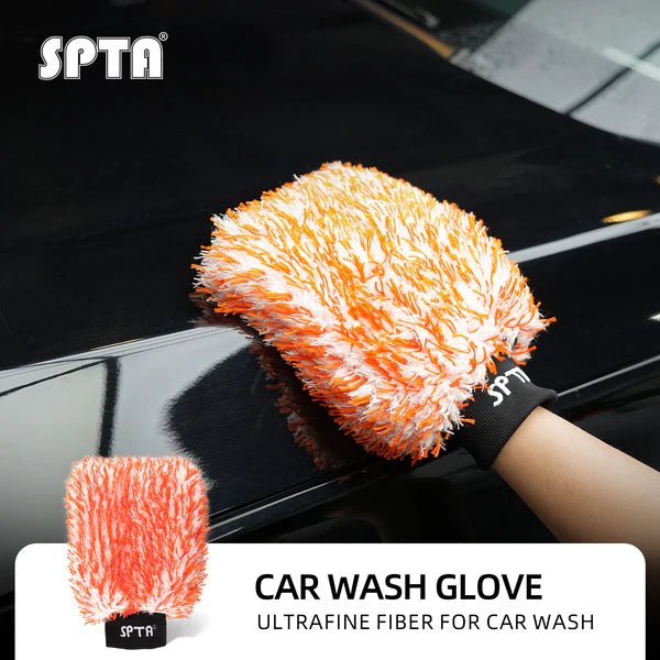 SPTA Microfiber Car Wash Mitt - The Car Care Hub