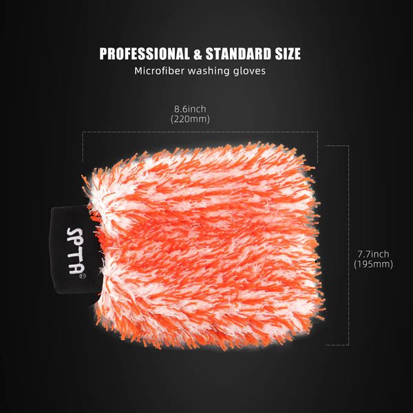 SPTA Microfiber Car Wash Mitt - The Car Care Hub