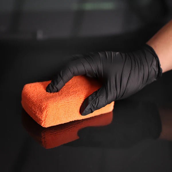 SPTA Orange Block Square Microfiber Wax Applicator - The Car Care Hub