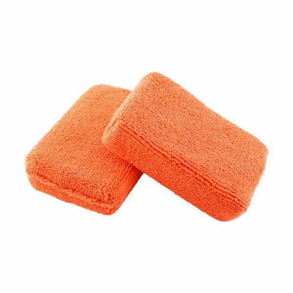 SPTA Orange Block Square Microfiber Wax Applicator - The Car Care Hub