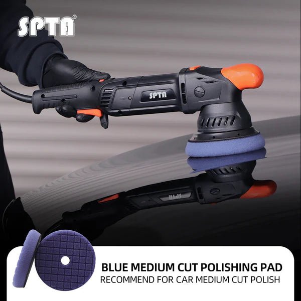 SPTA V2.0 Blue Medium Cut Polishing Pad - The Car Care Hub