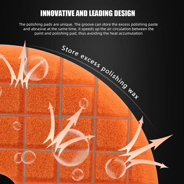 SPTA V2.0 Orange Heavy Cut Polishing Pad - The Car Care Hub