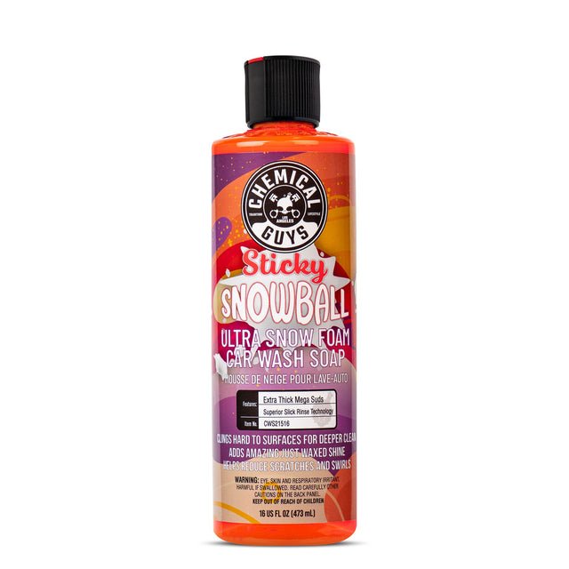 Sticky Snowball Ultra Snow Foam Car Wash - The Car Care Hub